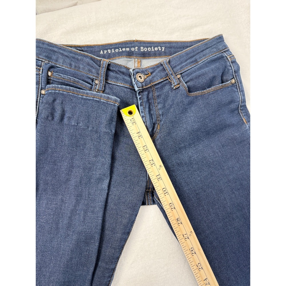 Articles of Society Dark Wash Denim Skinny Jeans Women's - Picture 11 of 15